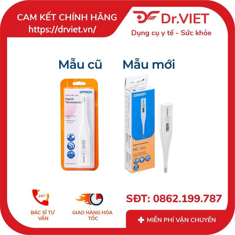 Nhiệt kế điện tử Omron MC-246