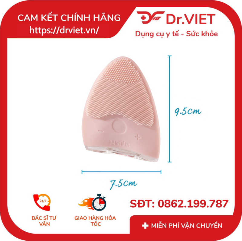 máy rửa mặt silicone