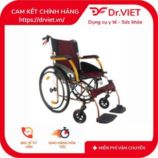 xe lăn nhôm du lịch lucass x-65