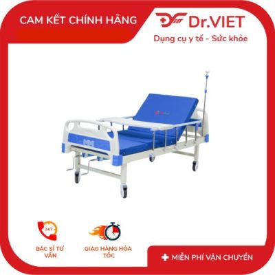 Giường bệnh nhân 2 tay quay cao cấp Humed HM-C2