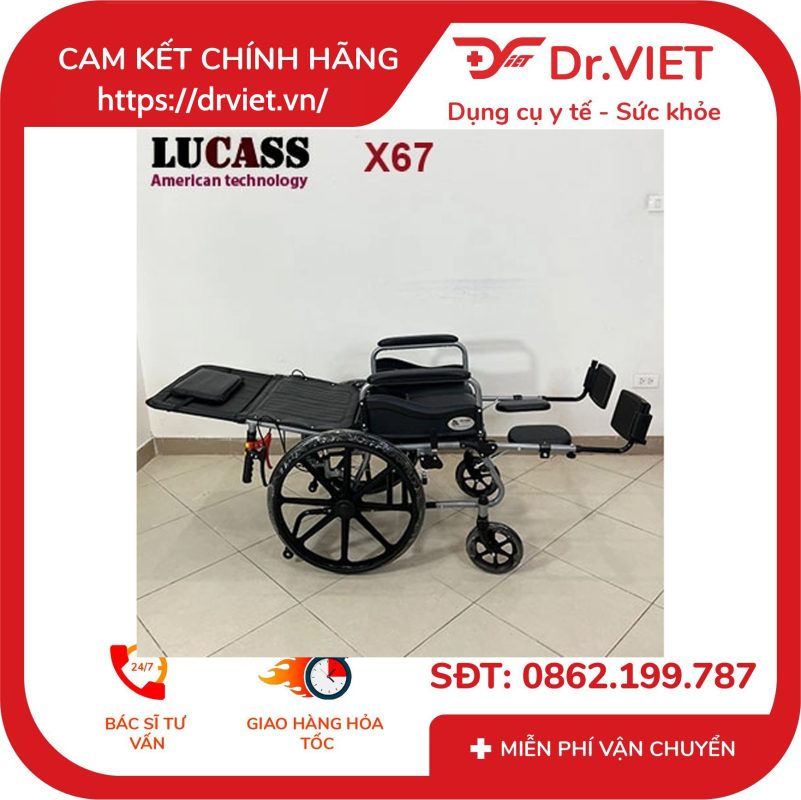 Xe lăn tay đa năng Lucass X-67 (X-601)