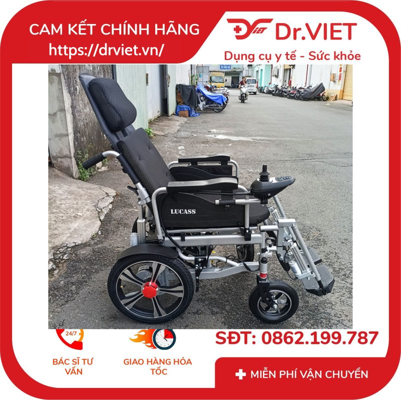Xe Lăn Điện Ngã Nằm Lucass XE-802