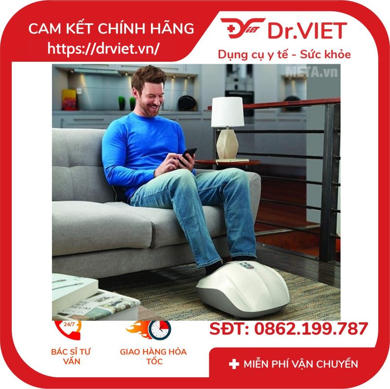 Máy massage chân khí nén Shiatsu 3D HoMedics FMS-351HJ