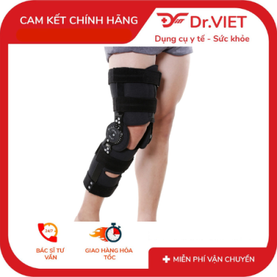 Nẹp gối chức năng H1 ORBE giúp cố định khớp gối sau chấn thương 