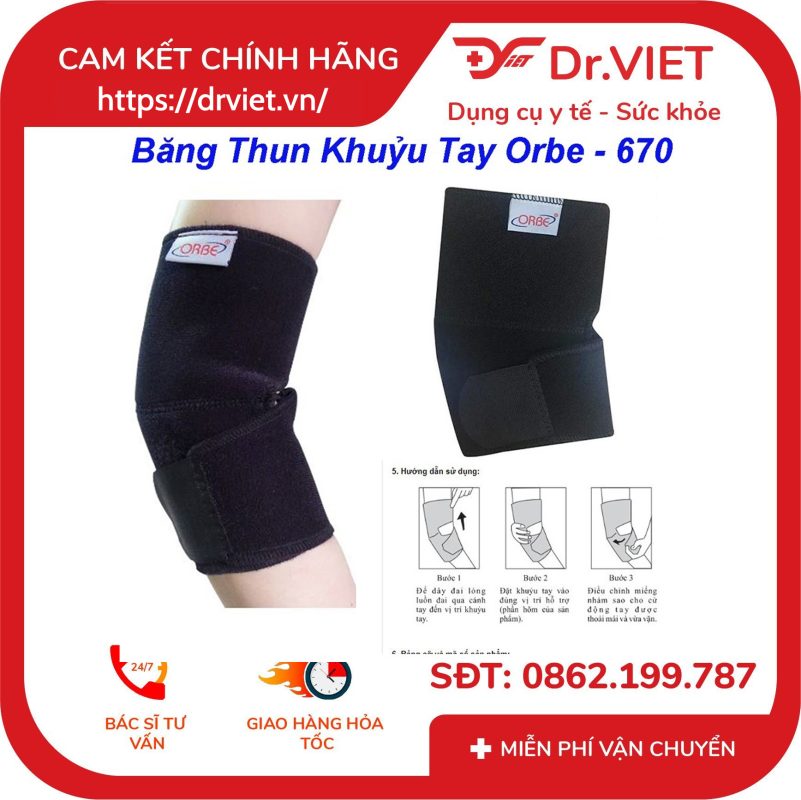 Băng thun khuỷu tay ORBE 670