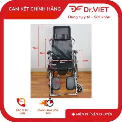 hình ảnh xe lăn đa năng lucass x607