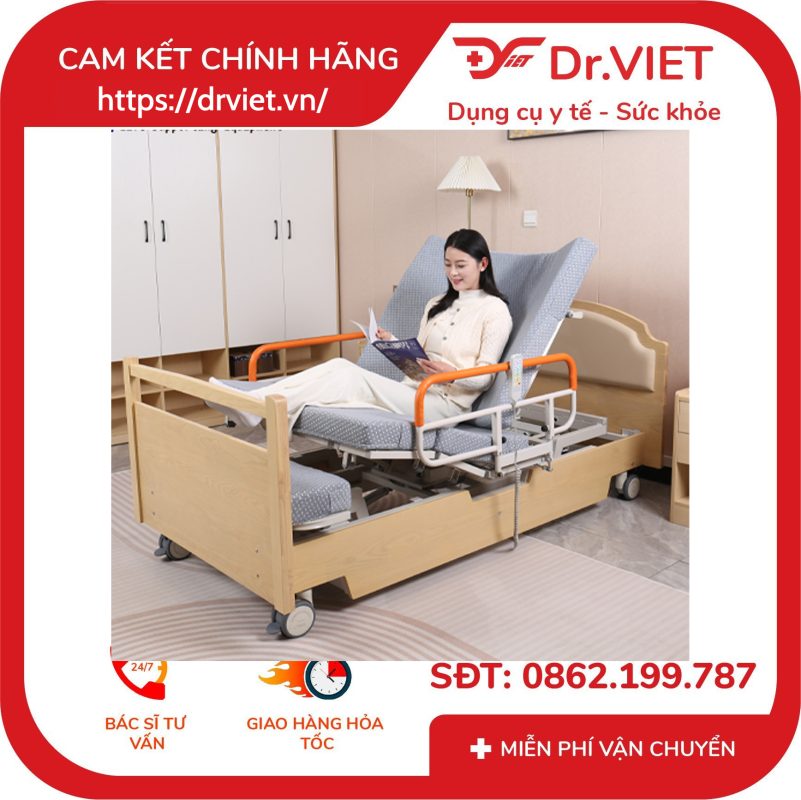 Giường Bệnh Điều Khiển Điện Lucass GB-5XE