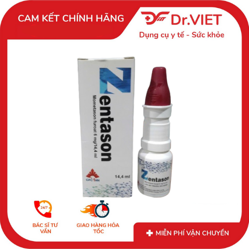 Dung dịch xịt mũi Zentason 14.4ml và 16.8ml