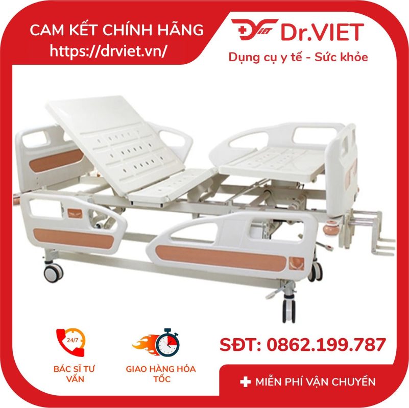 Giường bệnh nhân điện 3 chức năng Maidesite M01