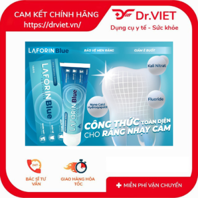 Kem đánh răng Laforin Blue Toothbaste 100g 