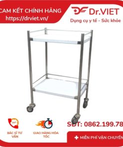 Xe Đẩy Inox Dcg-20 - 2 Tầng 30*40 (Không Hộc)