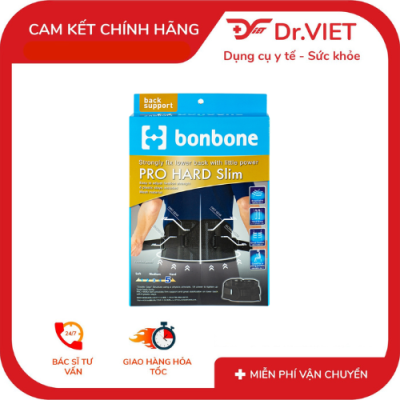 Đai cố định cột sống lưng Bonbone Pro hard slim