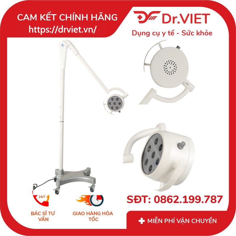Đèn mổ di động 4 bóng Keling KL04L.I LED