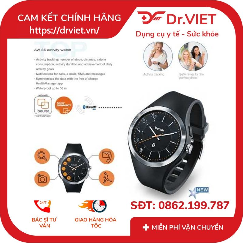 Đồng hồ cảm biến vận động Beurer AW85