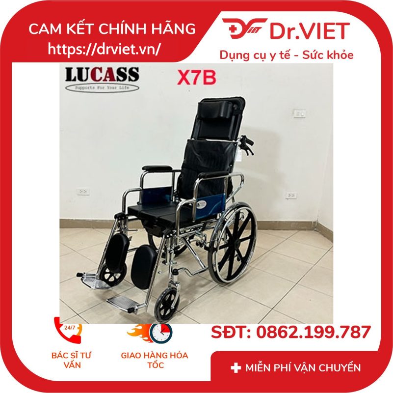 Xe lăn đa năng Lucass X-7B