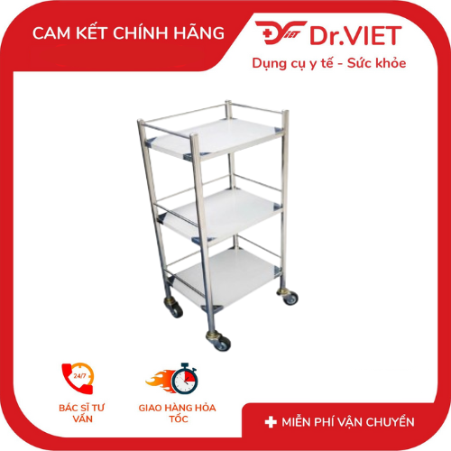Xe đẩy inox