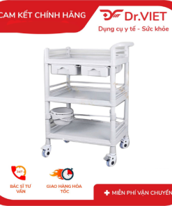 xe đẩy dụng cu tiêm nhựa