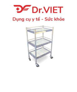 Xe Đẩy Inox 3 Tầng DCG-43 - 30*40