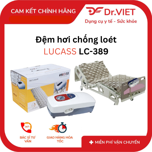Đệm Hơi Chống Loét Lucass LC‑389 – Giải Pháp Chăm Sóc Người Nằm Lâu