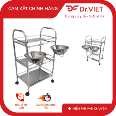 Xe đẩy Inox DrViet