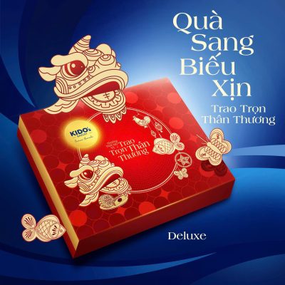 BÁNH TRUNG THU KIDO HỘP MỸ VỊ NHƯ Ý ĐỎ