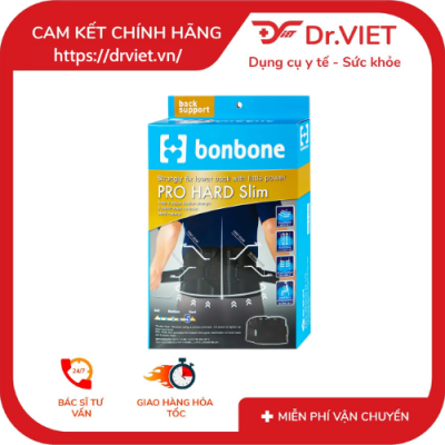 Đai cố định cột sống lưng Bonbone - Pro Hard Slim 7 Đai cố định