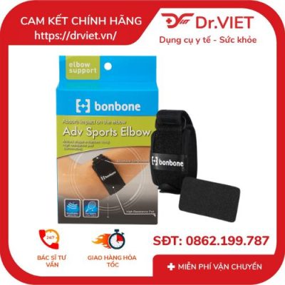 Đai nẹp khuỷu tay nâng cao Bonbone ADV Sports Elbow – Freesize
