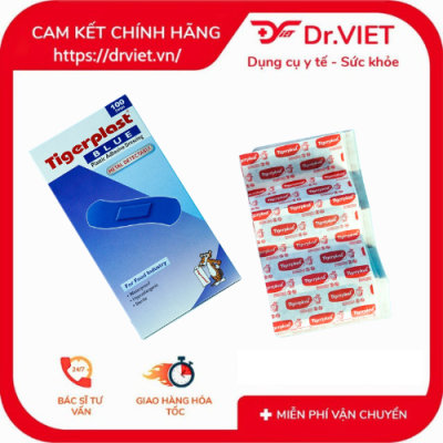 Băng keo cá nhân kim loại TigerPlast Blue