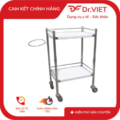 Xe đẩy Inox DrViet-30x40