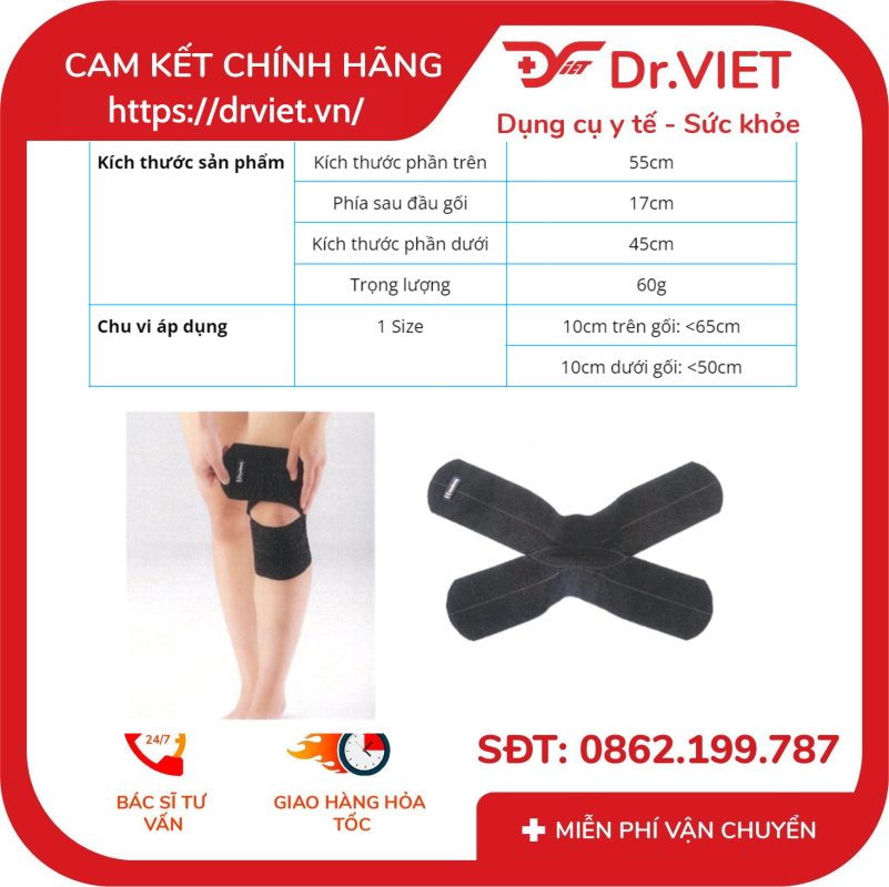 Đai đầu gối bonbone Free Knee Supporter KI