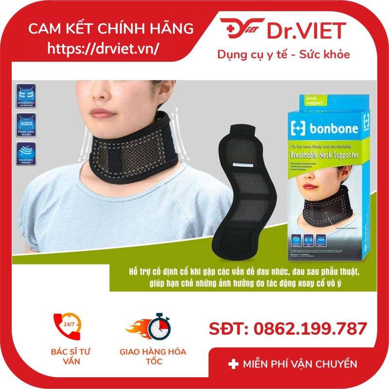 Đai nẹp cổ bonbone Breathable Neck Supporter
