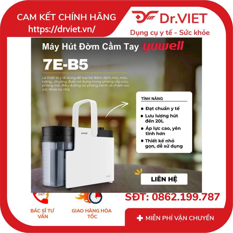 Máy hút dịch Yuwell 7E-B5 20L