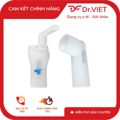 Bầu xông và ống ngậm Omron NE-C900 bảo vệ phổi mỗi ngày
