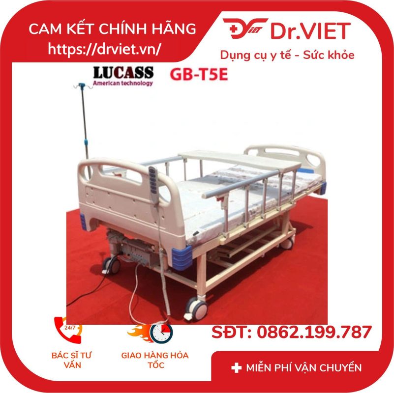 Giường Bệnh Nhân Điện Lucass GB-T5E
