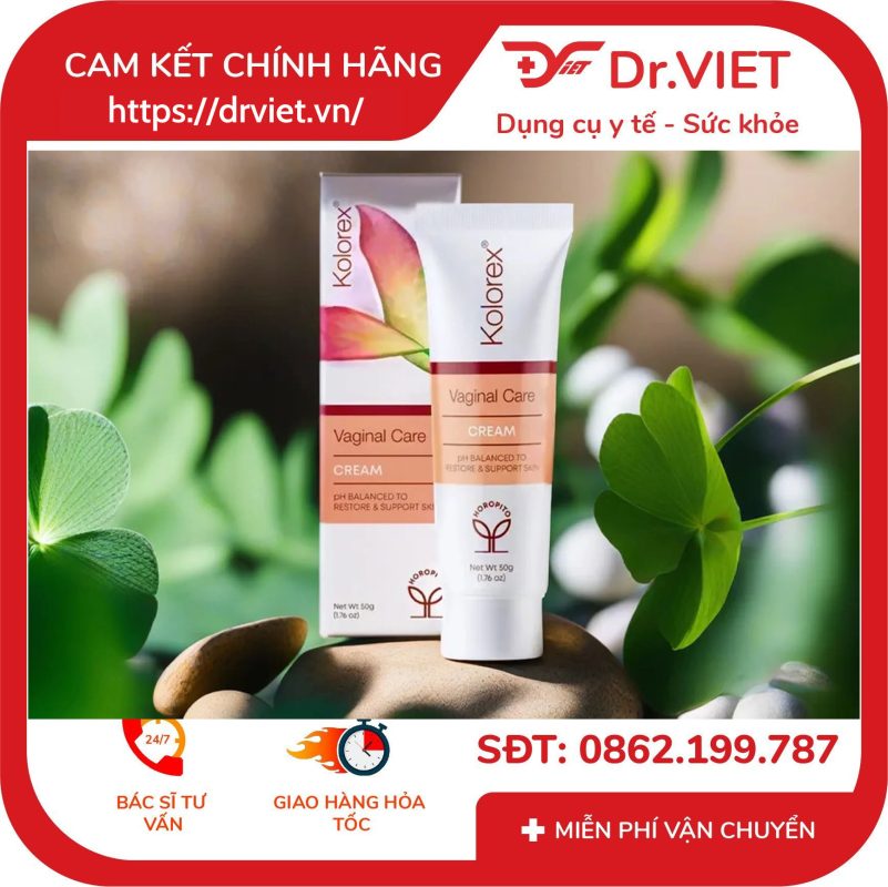 Kem Chăm Sóc Vùng Kín Kolorex Vaginal Care Cream 50g