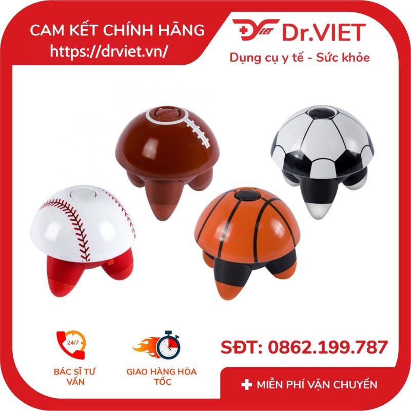 Máy Massage cầm tay Mini RibbitTM 3 đầu