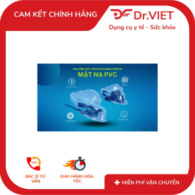 mặt nạ xông mũi họng omron pvc chính hãng