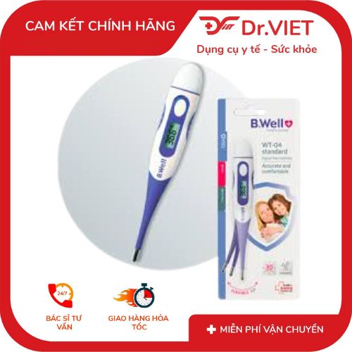 Nhiệt kế điện tử B.Well Swiss WT-04 Standard Nhiệt kế điện tử B.Well Swiss WT-04 Standard