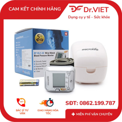 Máy đo huyết áp cổ tay Microlife BP 3BJ1-4D
