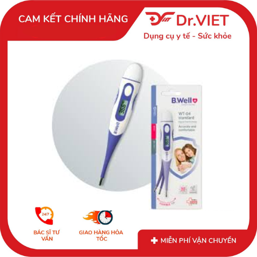 Nhiệt kế điện tử B.Well Swiss WT-04 Standard Nhiệt kế điện tử B.Well Swiss WT-04 Standard