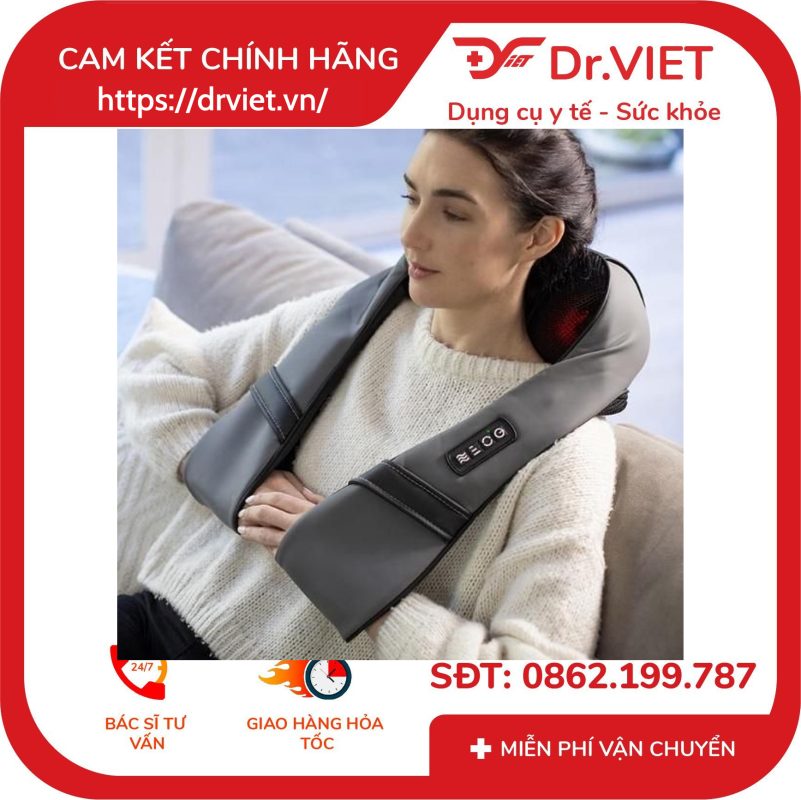 Đai massage cổ vai gáy công nghệ 3D SHIATSUTALK HoMedics NMS-675H