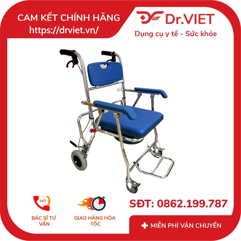 Ghế Bô Khung Nhôm Có Bánh Xe Lucass X-35
