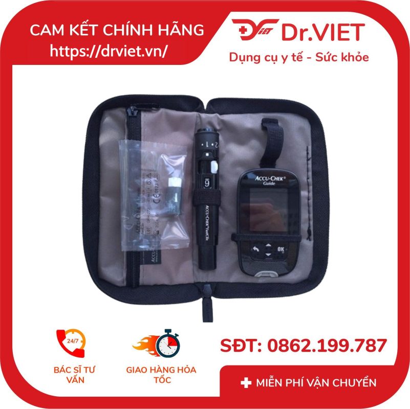 Máy Đo Đường Huyết Accu-Chek Guide tặng que