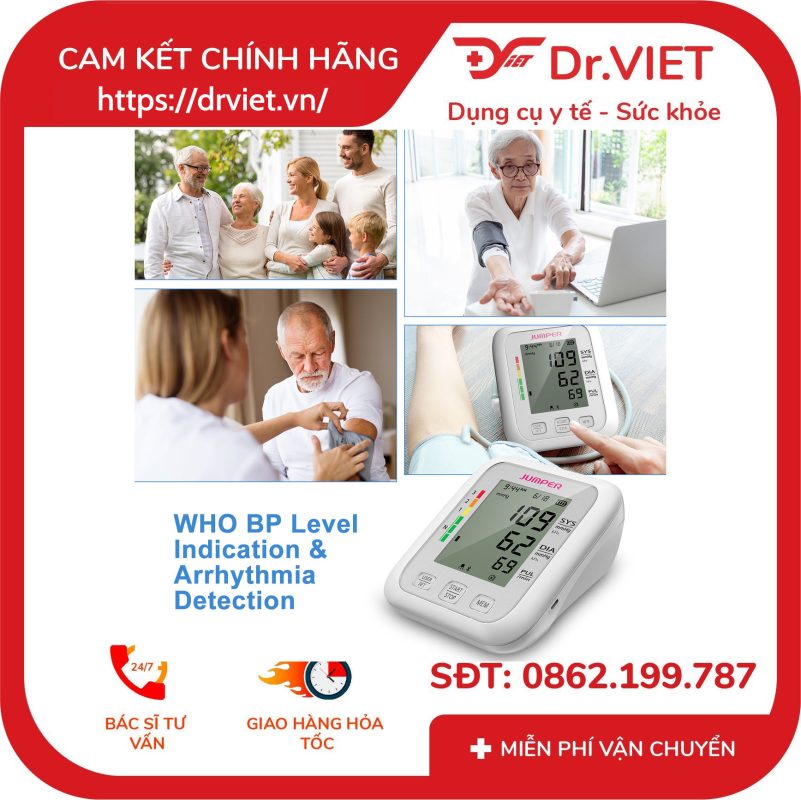 Máy đo huyết áp bắp tay Jumper JPD-HA120 Bluetooth