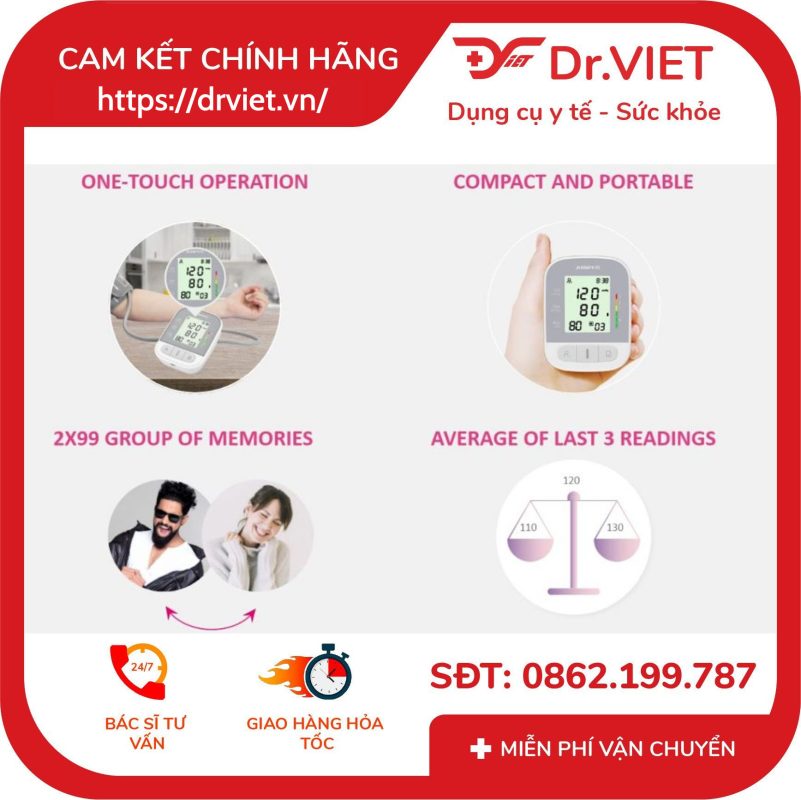 Máy đo huyết áp bắp tay Jumper JPD-HA210