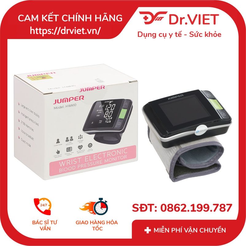 Máy đo huyết áp cổ tay Jumper JPD-HWA10