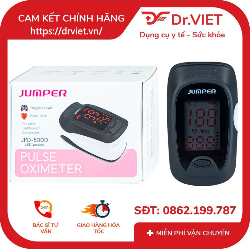 Máy đo nồng độ oxy trong máu SPO2 Jumper JPD 500D LED