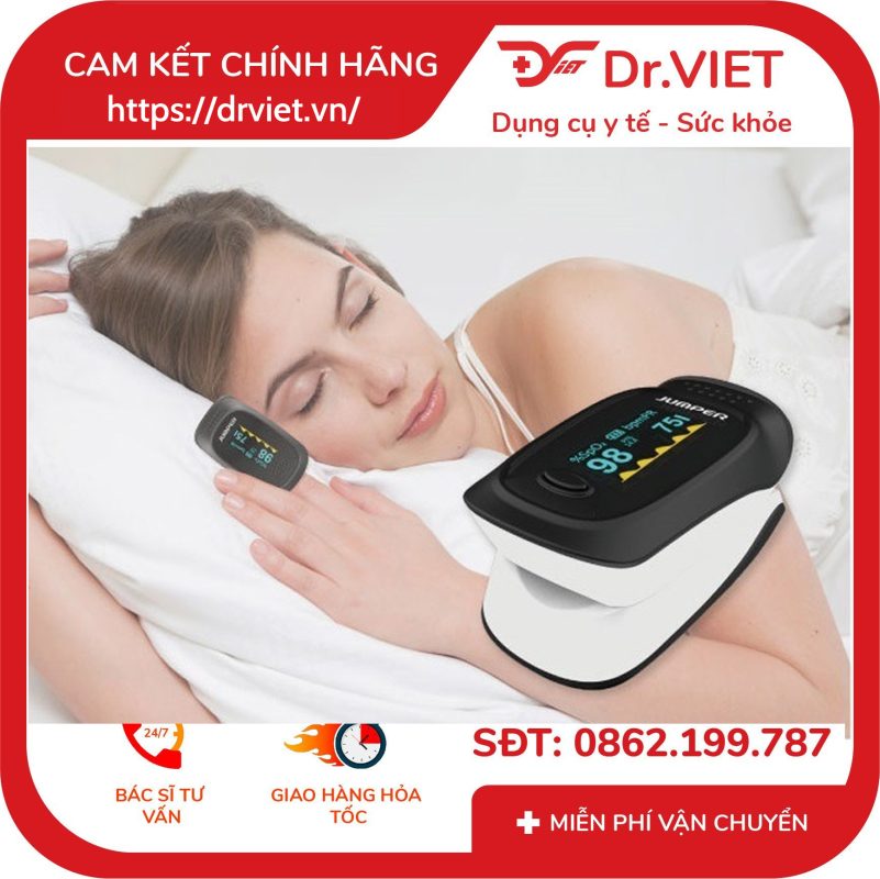 Máy đo nồng độ oxy trong máu SPO2 Jumper JPD 500D OLED