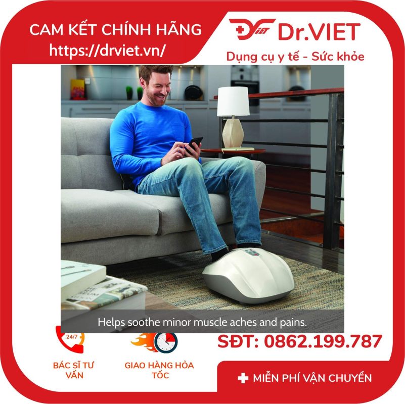 Máy massage chân khí nén Shiatsu 3D HoMedics FMS-351HJ