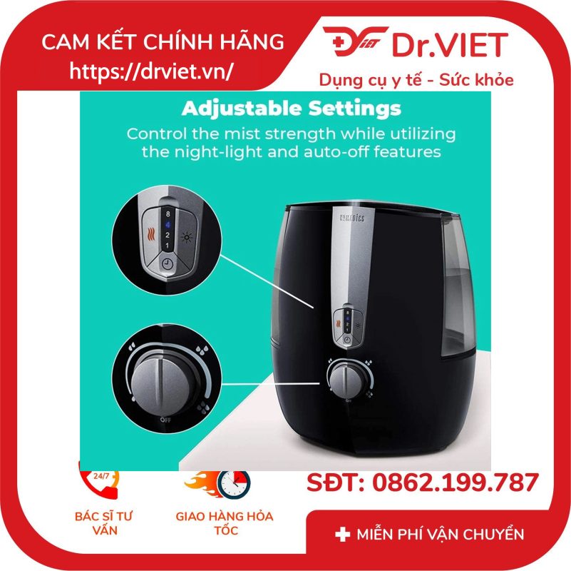 Máy tạo ẩm siêu âm TOTALCOMFORT Homedics UHE-WM16